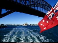 Australian Flag, Sydney, Australia, 1996.jpg