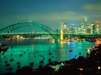 Sydney Harbor at Dusk, Australia.jpg